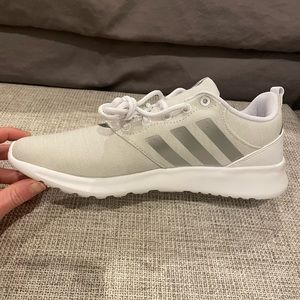New in Box! Gray and white Adidas QT Racer 2.0
